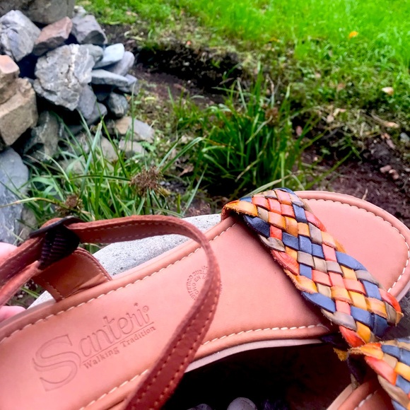 Santeri Braided Leather Sandals - Picture 2 of 5